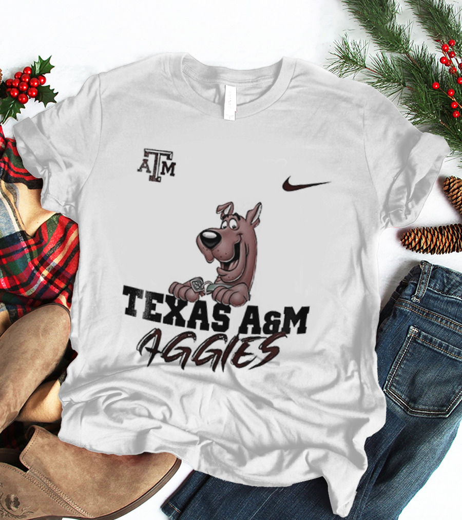 Texas A And M Aggies Scooby Doo Nike Collaboration T-Shirt
