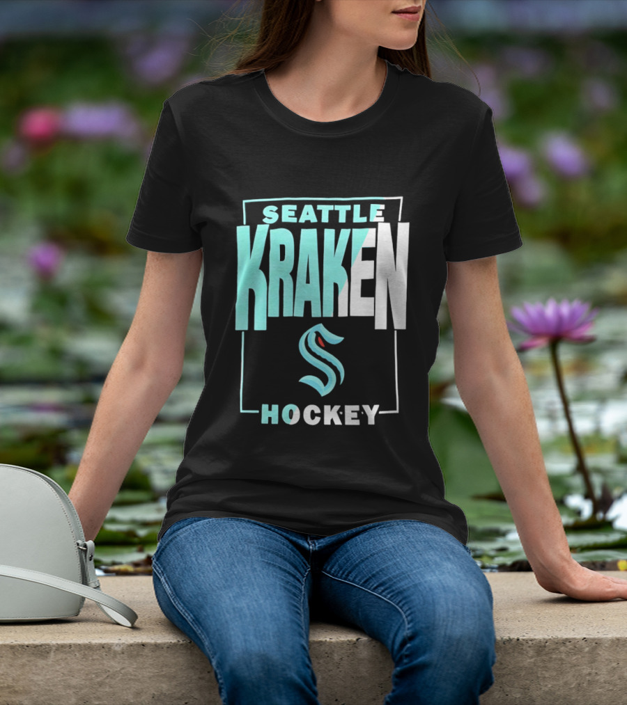 Seattle Kraken S Logo Hockey Team Spirit T-Shirt