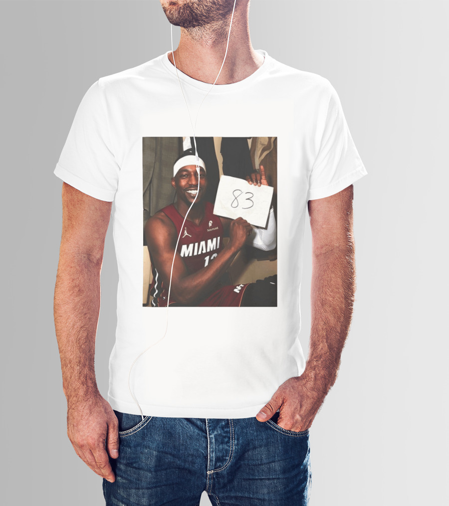 Bam Adebayo 83 Points Miami Heat Tribute NBA Legend Wilt Chamberlain T-Shirt