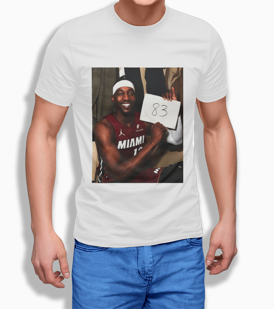 Bam Adebayo 83 Points Miami Heat Tribute NBA Legend Wilt Chamberlain T-Shirt