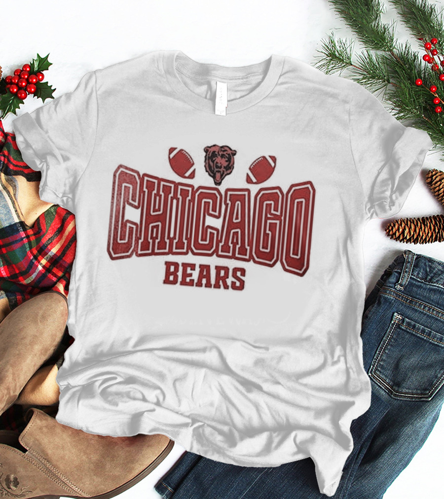 Chicago Bears My Heart Belongs Valentine's Day T-Shirt