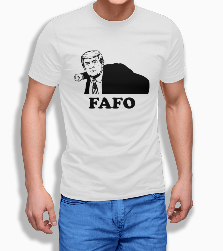 Donald Trump FAFO Punching T-Shirt