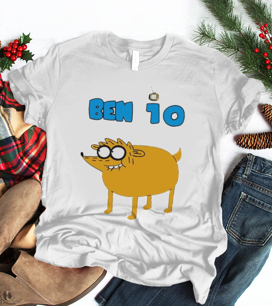 Ben 10 Jake The Dog Crossover Cartoon Network Fan T-Shirt