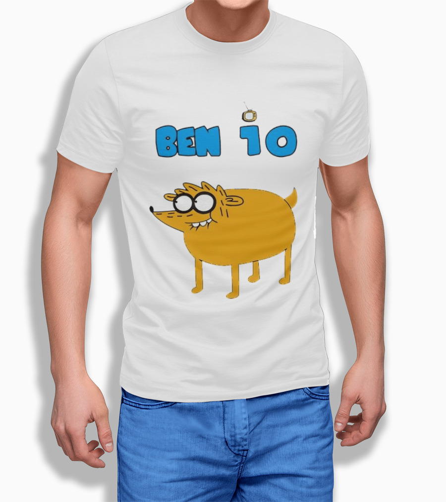 Ben 10 Jake The Dog Crossover Cartoon Network Fan T-Shirt