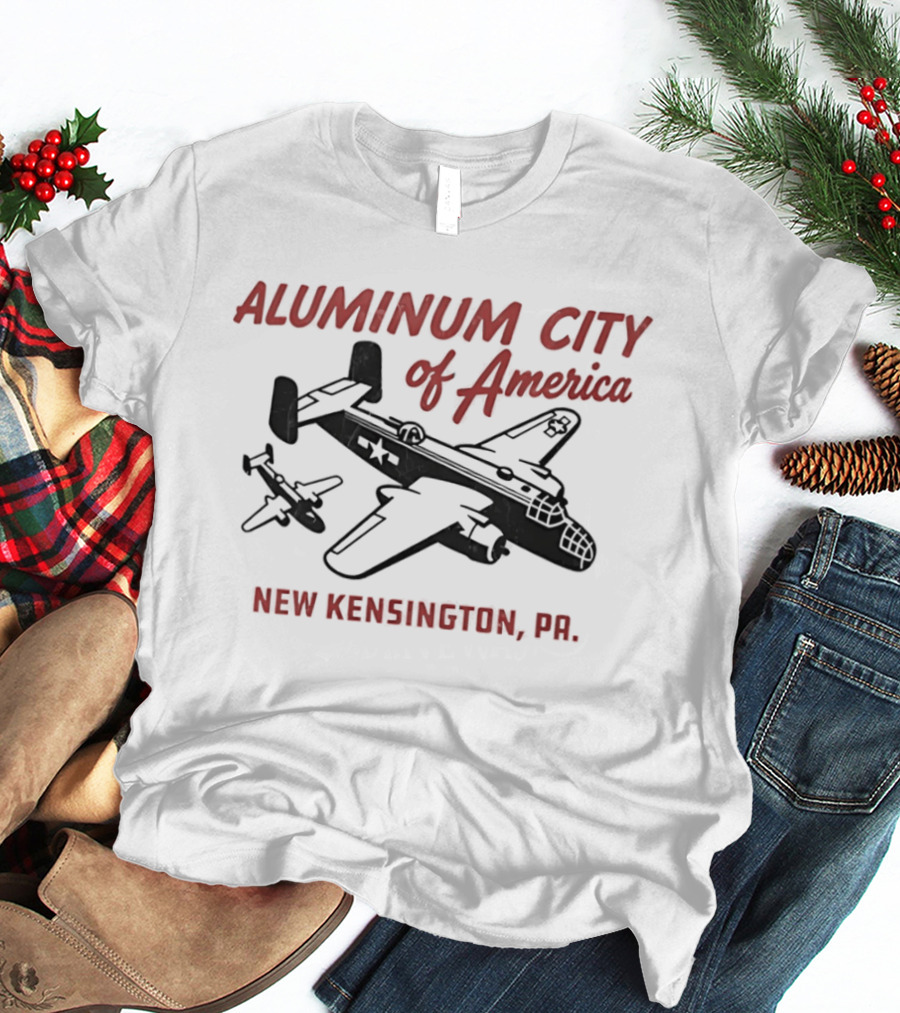 Aluminum City Of America New Kensington Pa North American B 25 Mitchell T-Shirt