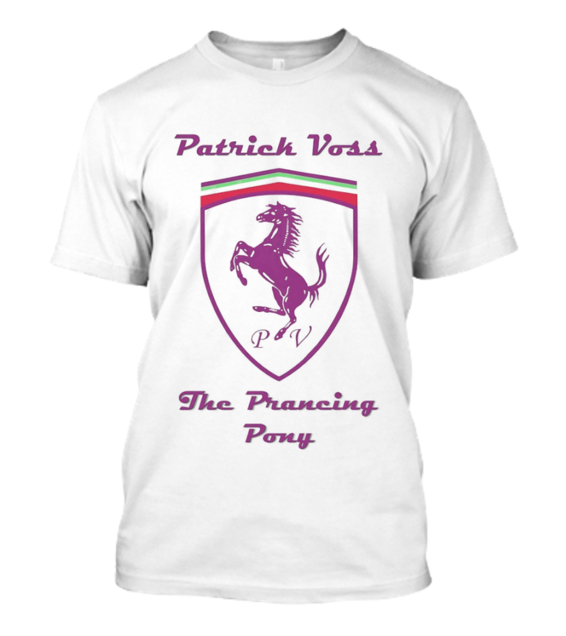Patrick Voss PV Prancing Pony Horse T-Shirt