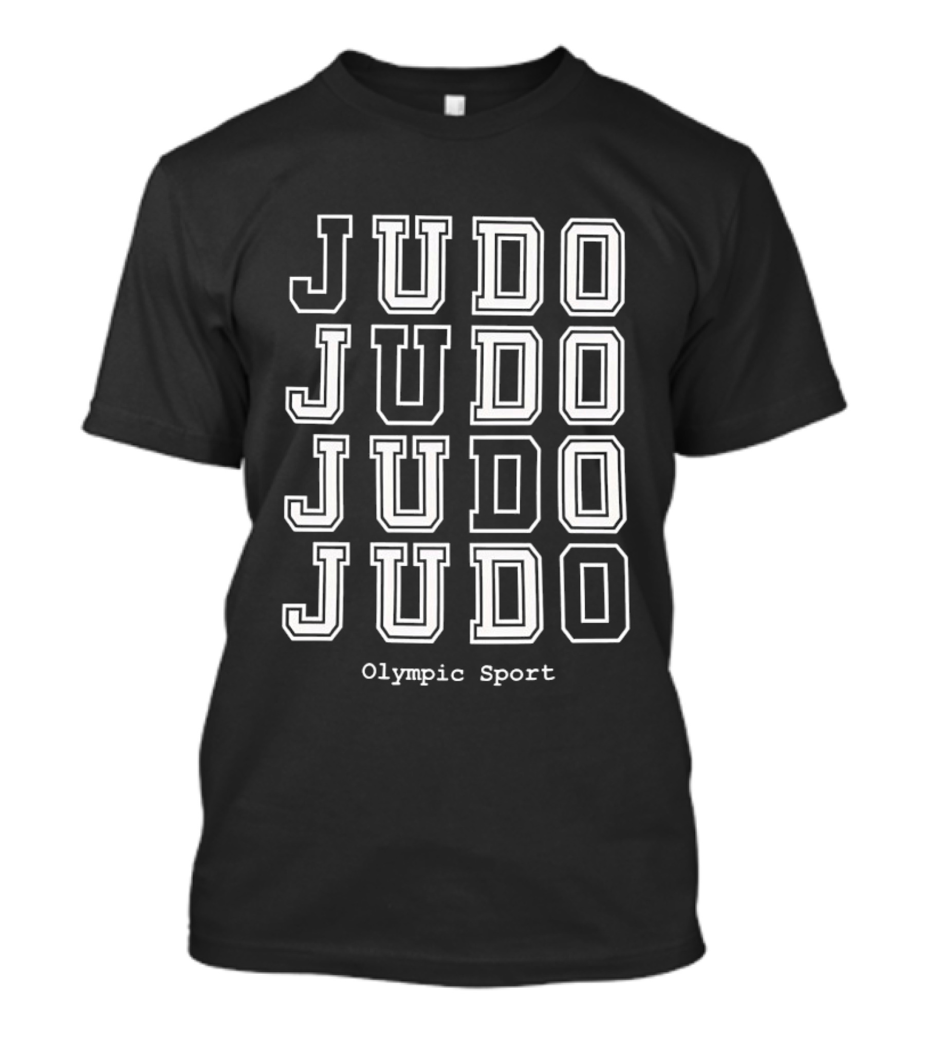 JUDO Repeated Text Olympic Sport T-Shirt