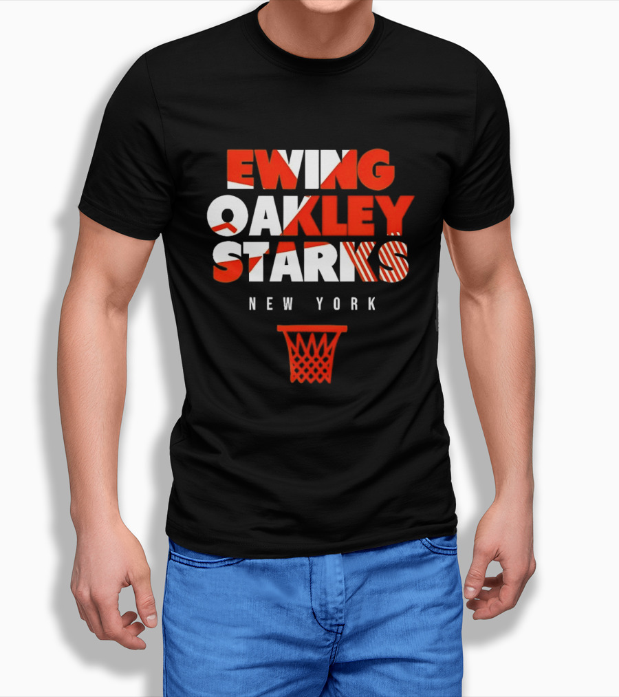 Ewing Oakley Starks New York Basketball Legacy T-Shirt