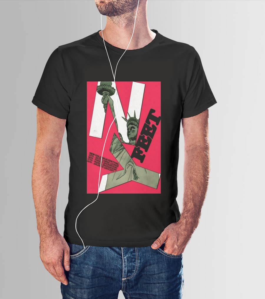 FEET New Colossus Festival 2026 Lady Liberty Statue Of Liberty Silvers Pianos Arlenes T-Shirt