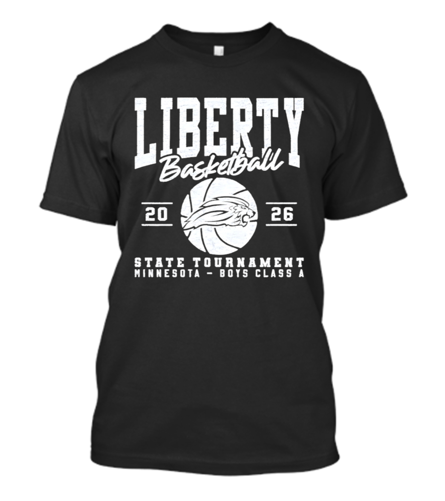 Liberty Basketball 2026 State Tournament Minnesota Boys Class A T-Shirt