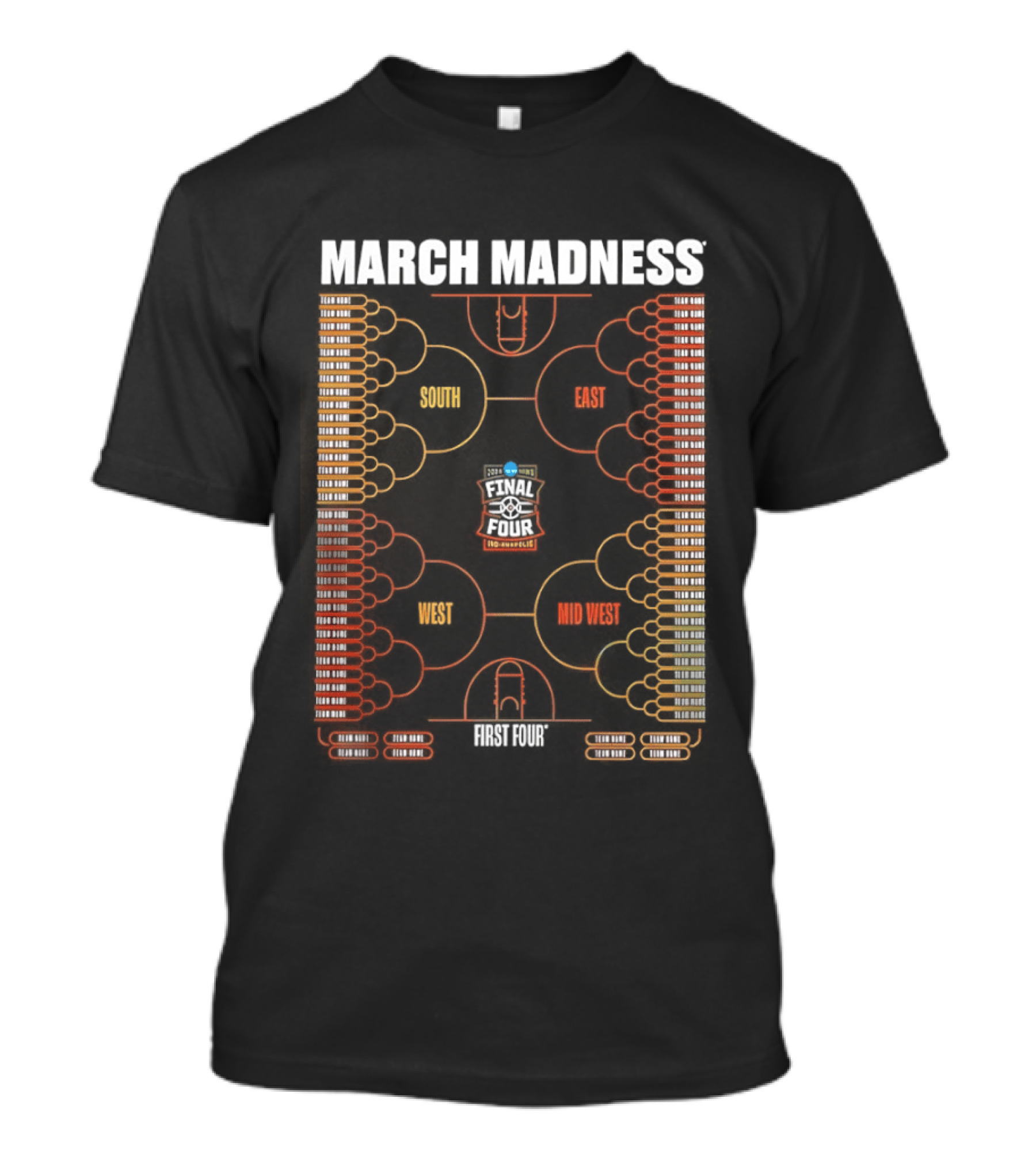 March Madness NCAA Men's Basketball Tournament 2026 Bracket Championship T-Shirt