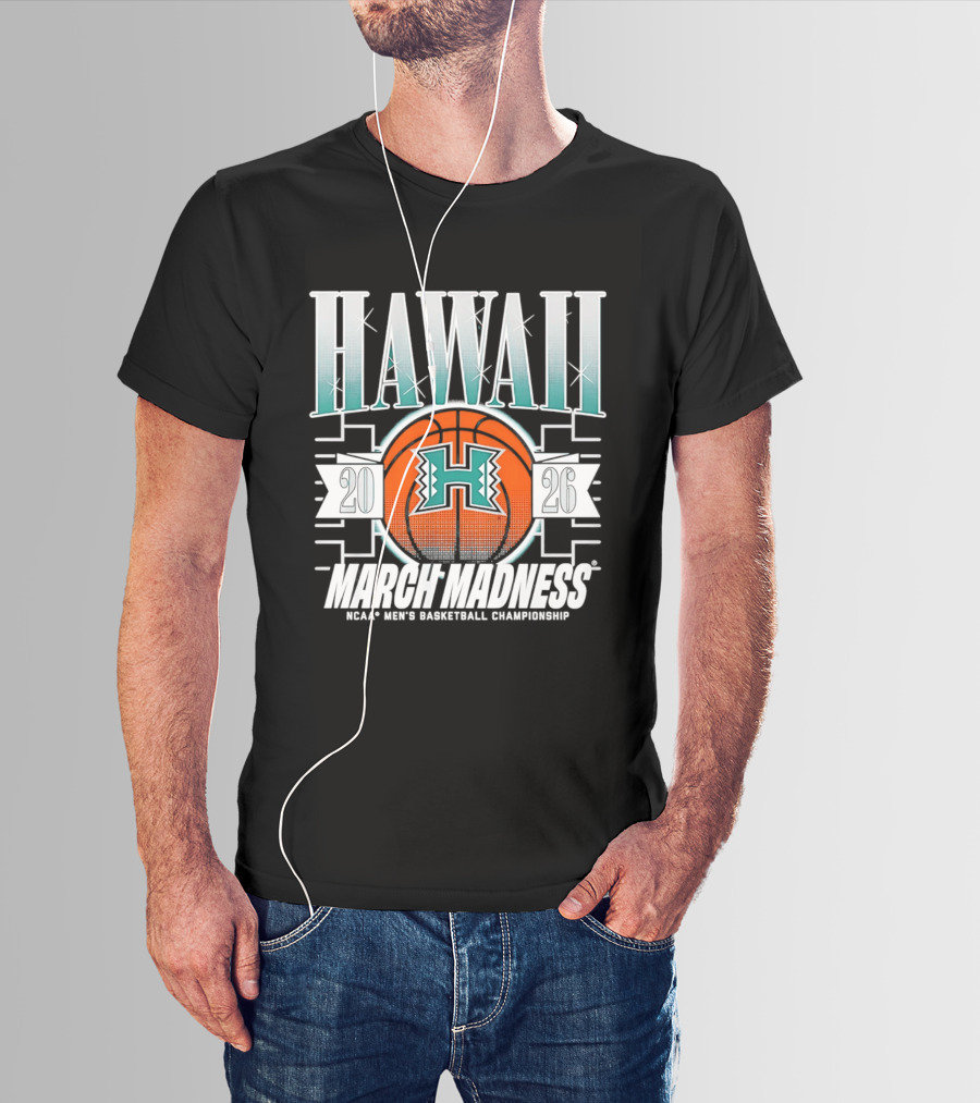 Hawaii 2026 March Madness NCAA Men's Basketball Championship T-Shirt