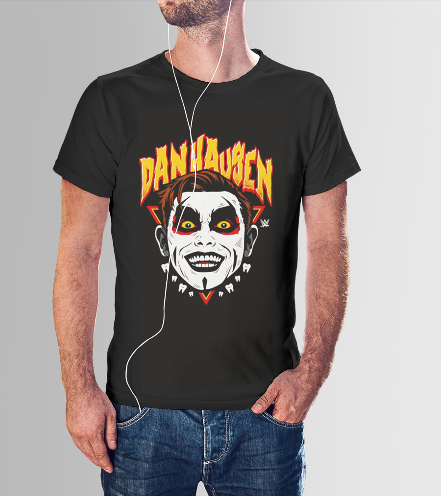 Danhausen WWE Big Head Yellow Eyes Face Paint T-Shirt
