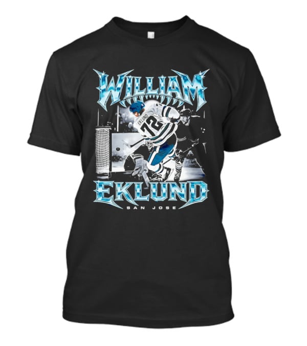 William Eklund San Jose Ice Hockey Player 72 Jersey T-Shirt