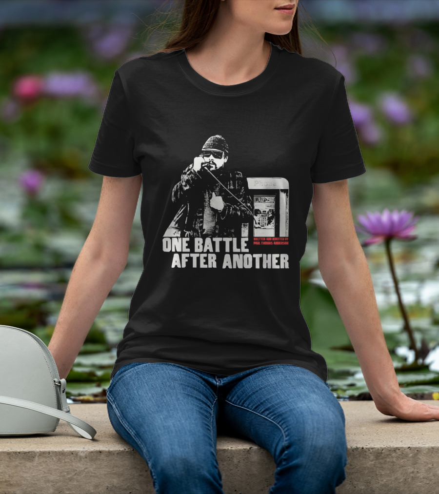 One Battle After Another Phone Booth Action T-Shirt