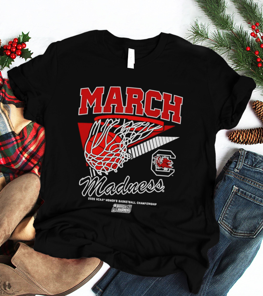 2026 NCAA Women's Basketball Championship March Madness South Carolina Gamecocks T-Shirt