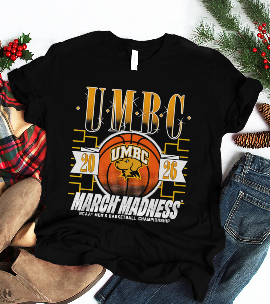 UMBC Retrievers 2026 NCAA Men's Basketball March Madness Championship T-Shirt