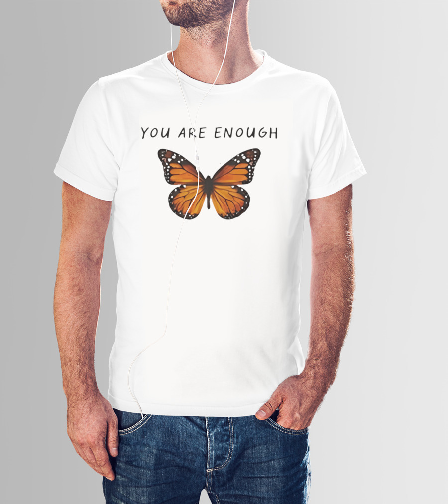 Charlotte Flair You Are Enough Butterfly Affirmations T-Shirt