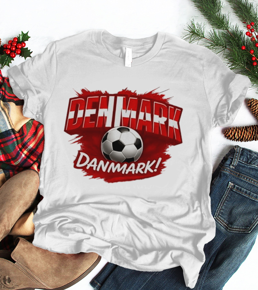 Denmark Danmark Soccer FIFA World Cup 2026 Football Team T-Shirt