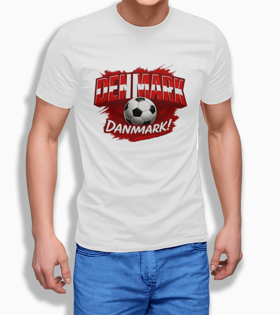 Denmark Danmark Soccer FIFA World Cup 2026 Football Team T-Shirt