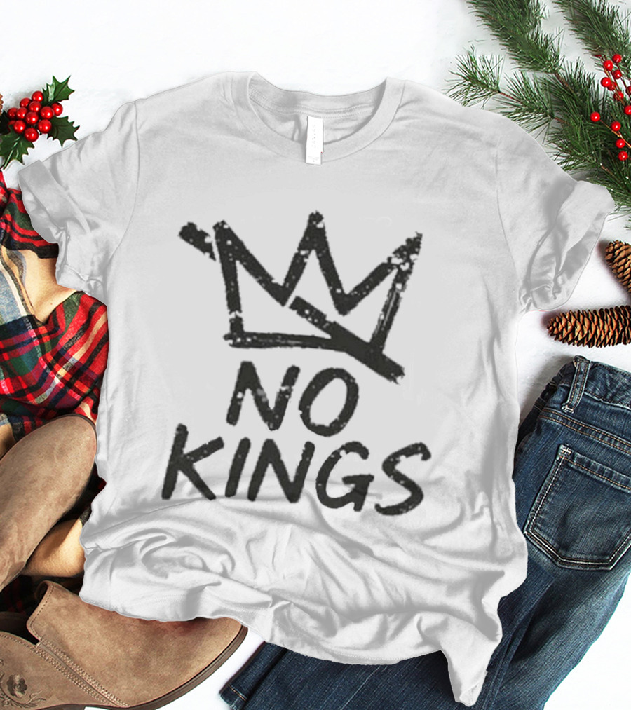 No Kings Crown Anti Monarchy T-Shirt