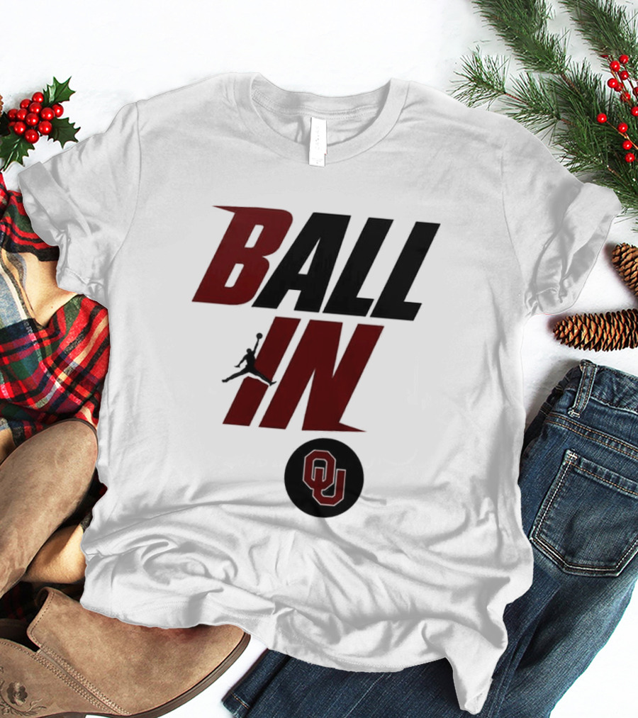 Ball In Oklahoma Sooners OU 2026 Women's Basketball T-Shirt