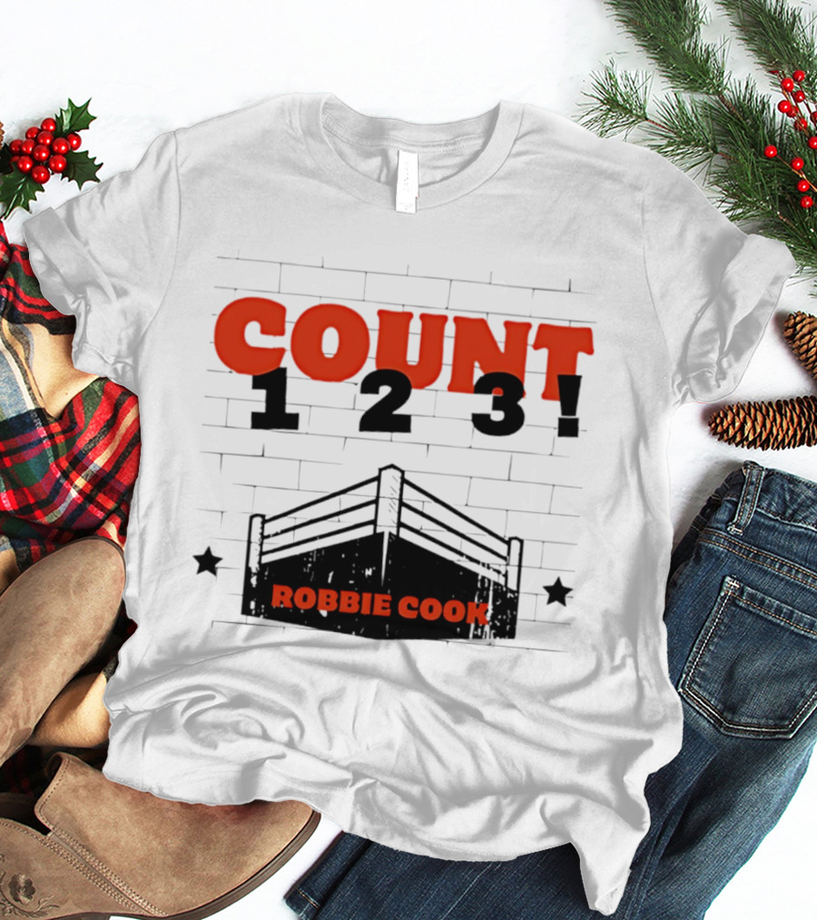 Robbie Cook Count 1 2 3 Boxing Ring T-Shirt