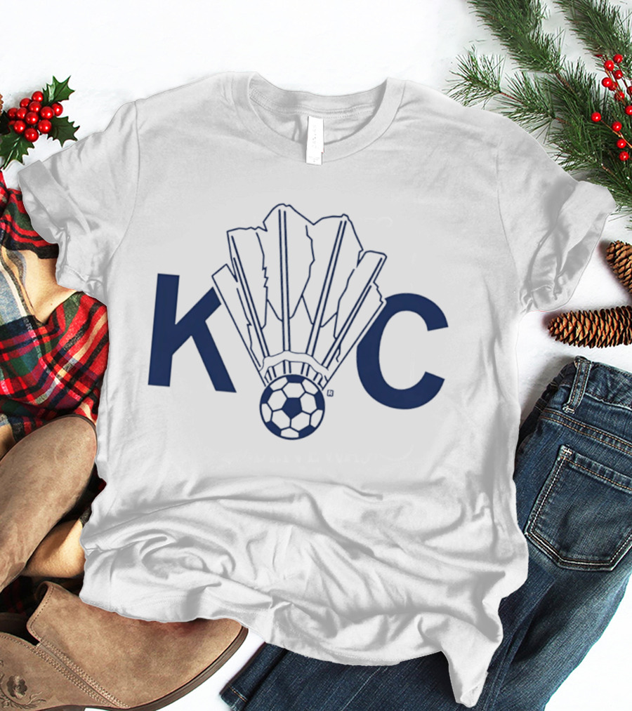 Kansas City KC Soccer Shuttlecock Combination T-Shirt