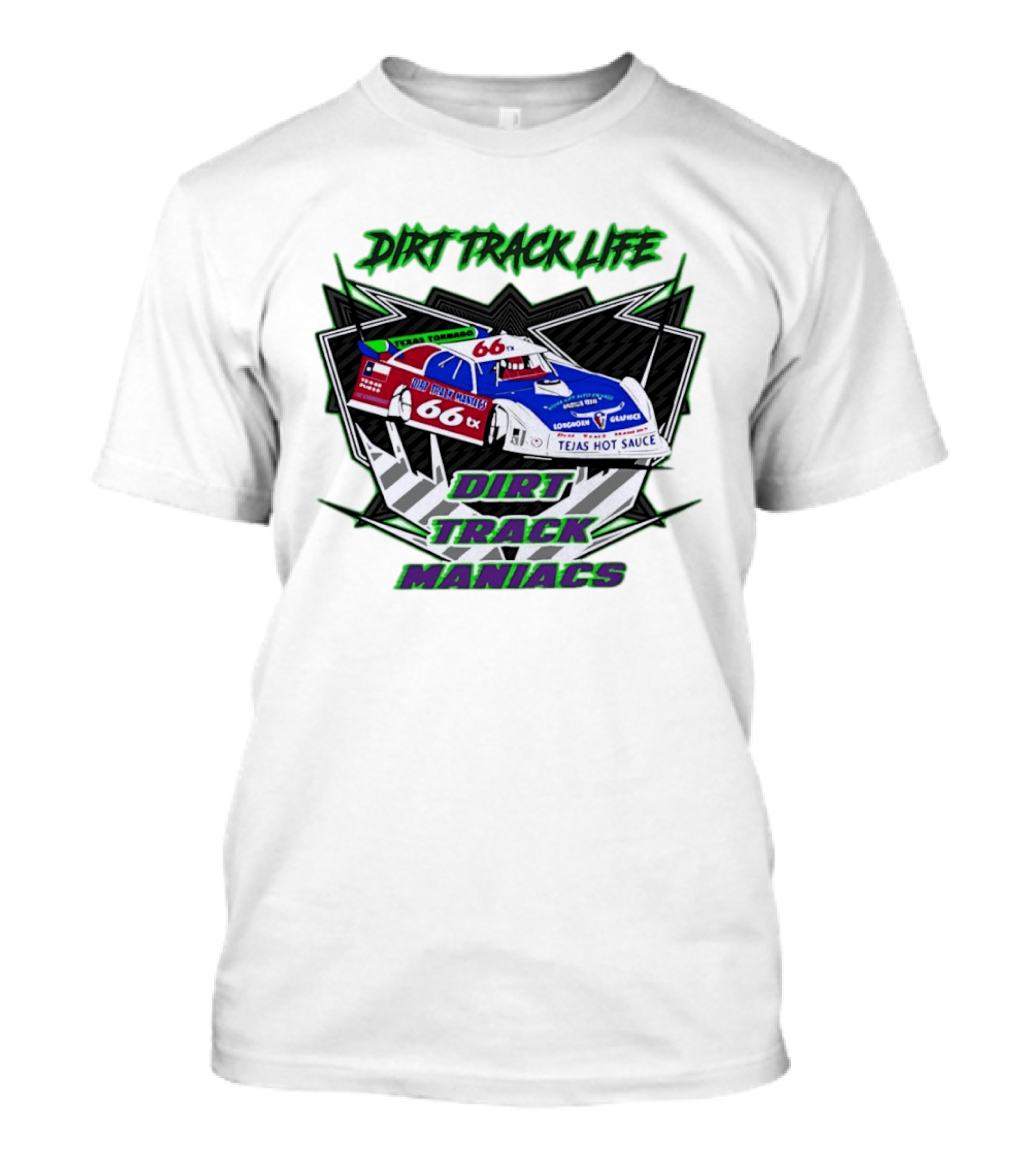 Tejas Tornado 66TX Dirt Track Life Racing Maniacs T-Shirt