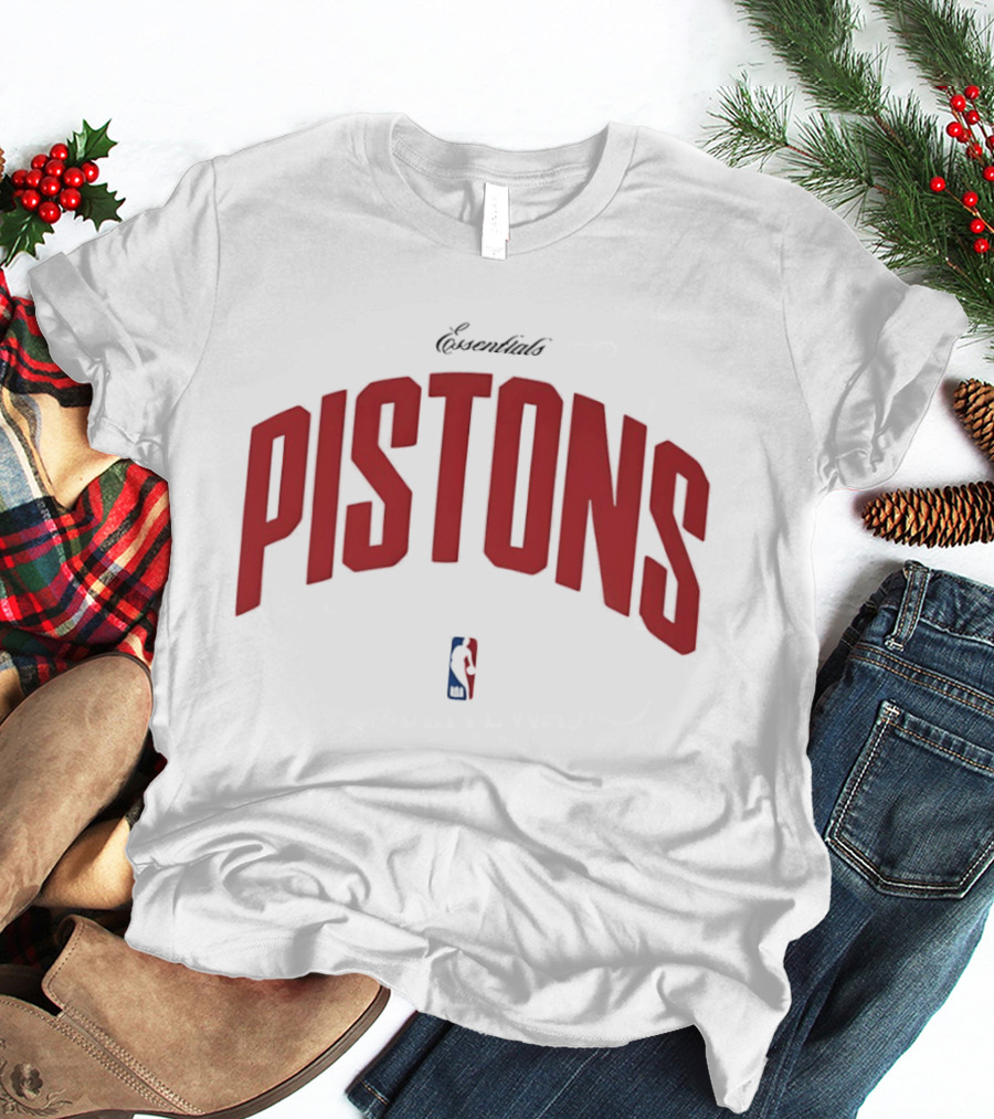 Essentials Detroit Pistons NBA Collaboration T-Shirt
