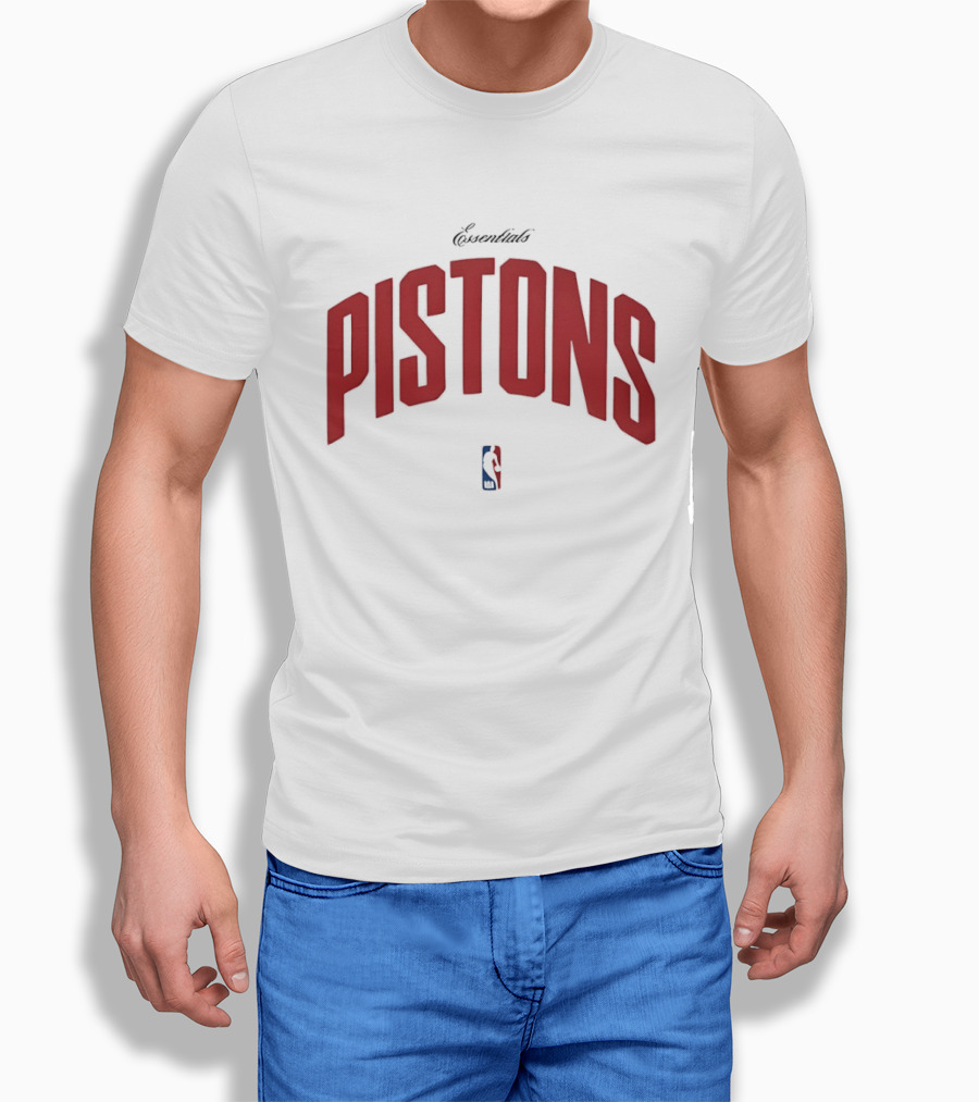 Essentials Detroit Pistons NBA Collaboration T-Shirt
