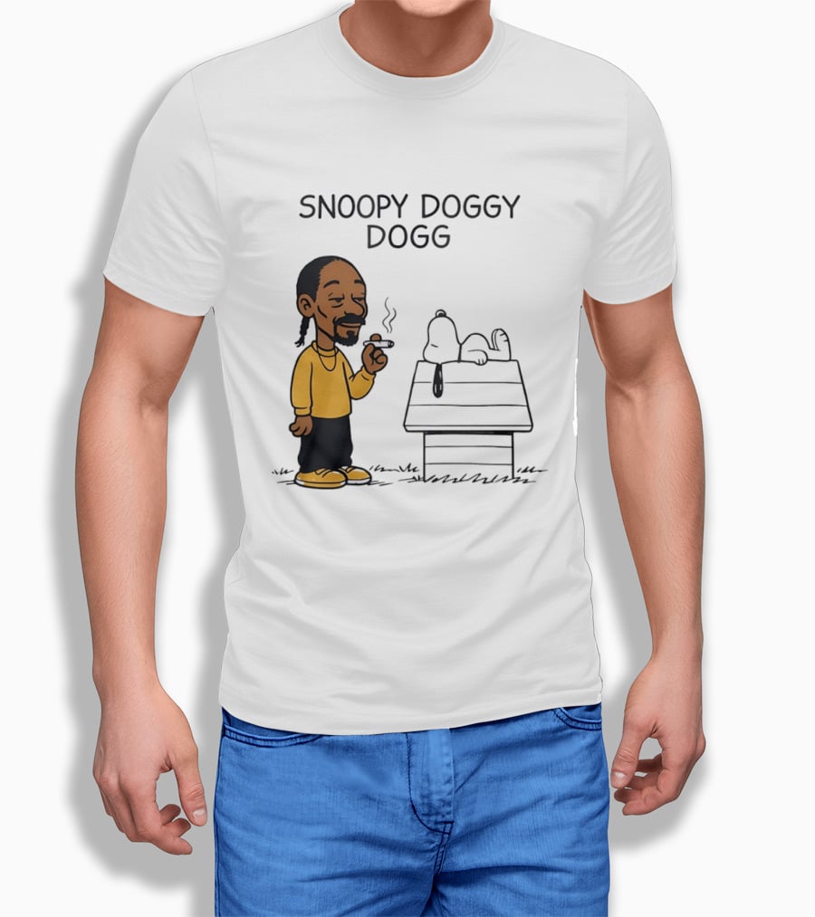 Snoopy Doggy Dogg Snoop Dogg And Snoopy Mashup T-Shirt