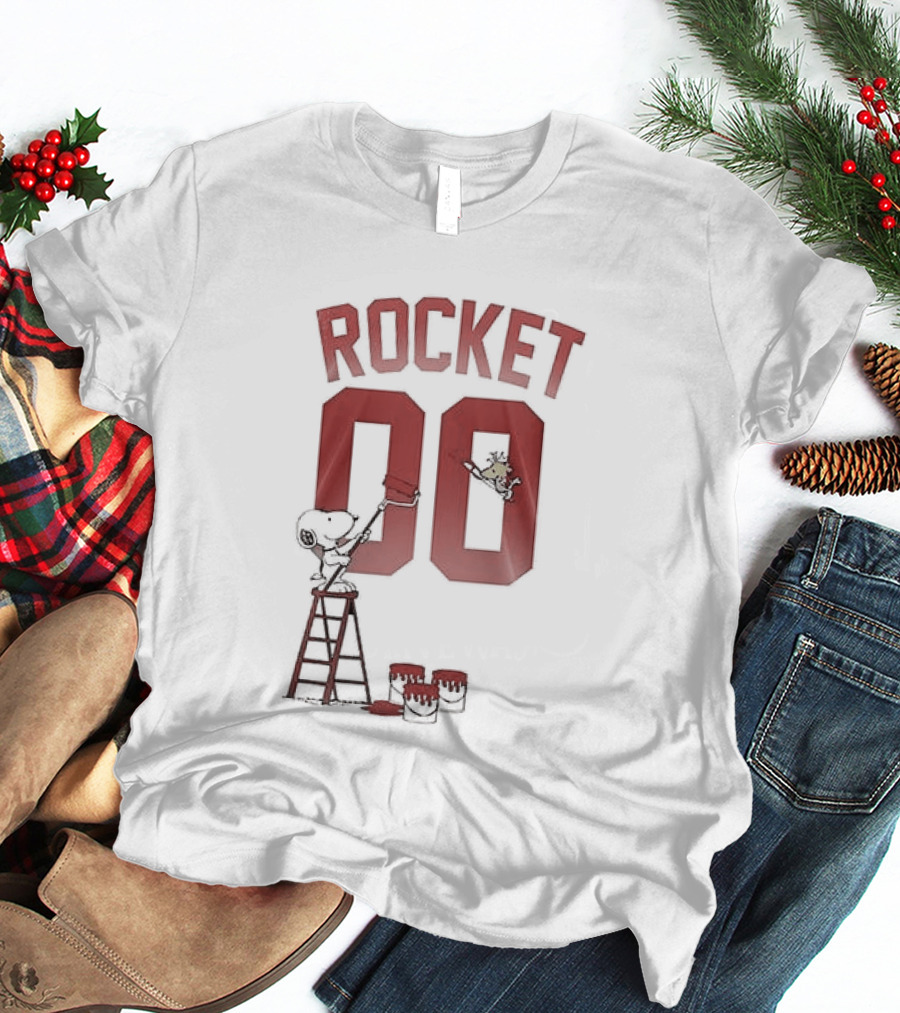 Houston Rockets Snoopy Basketball Rocket 00 T-Shirt