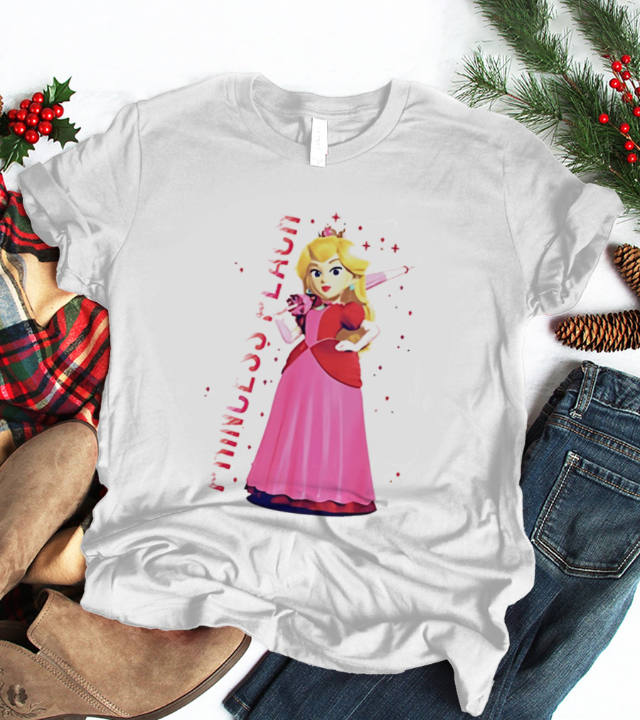 Princess Peach Animated Character Princess Peach The Movie T-Shirt