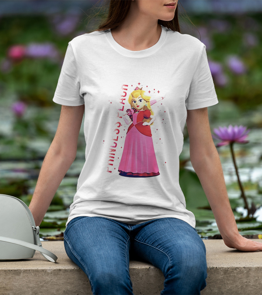 Princess Peach Animated Character Princess Peach The Movie T-Shirt