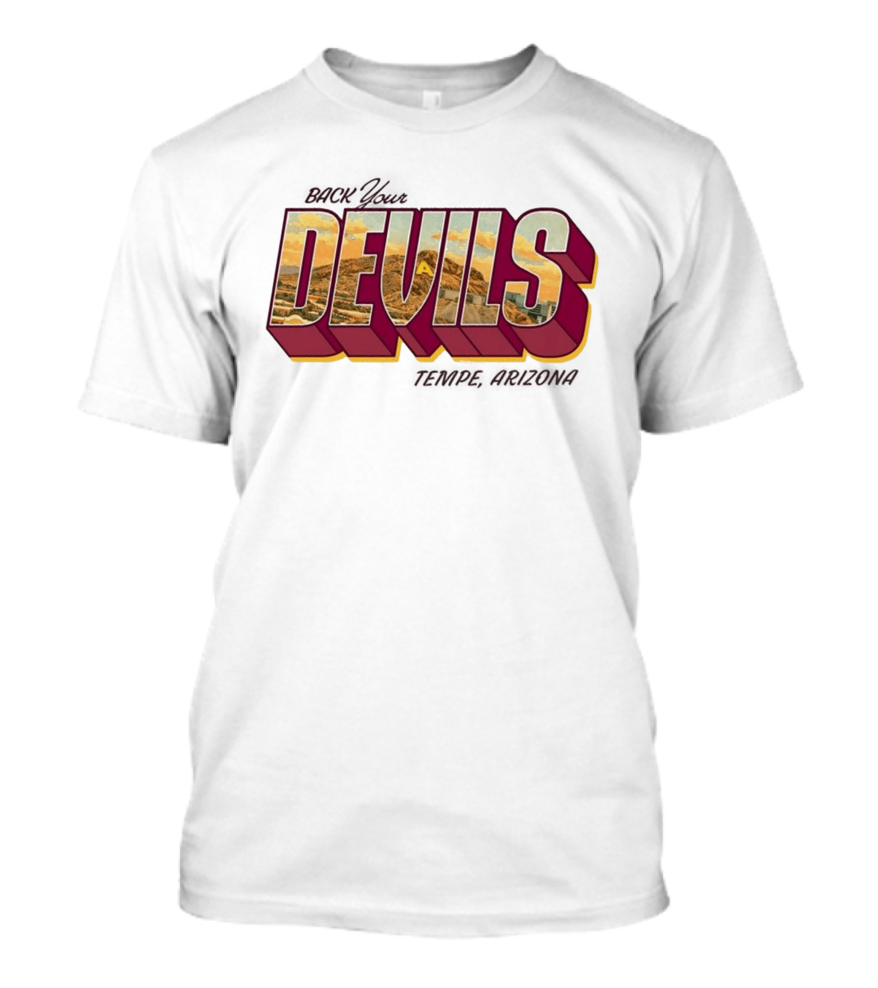 Sun Devil Athletics Back Your Devils Landscape T-Shirt