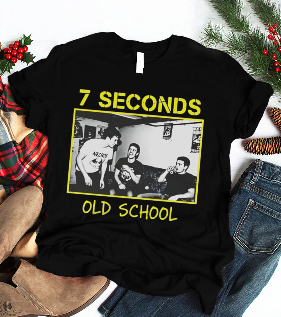 7 Seconds Old School Necros Punk Band Scene T-Shirt