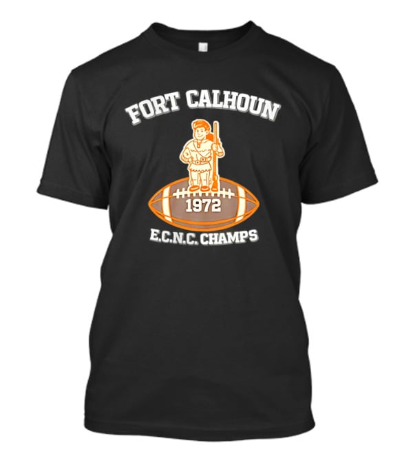 Fort Calhoun 1972 ECNC Champs Football T-Shirt