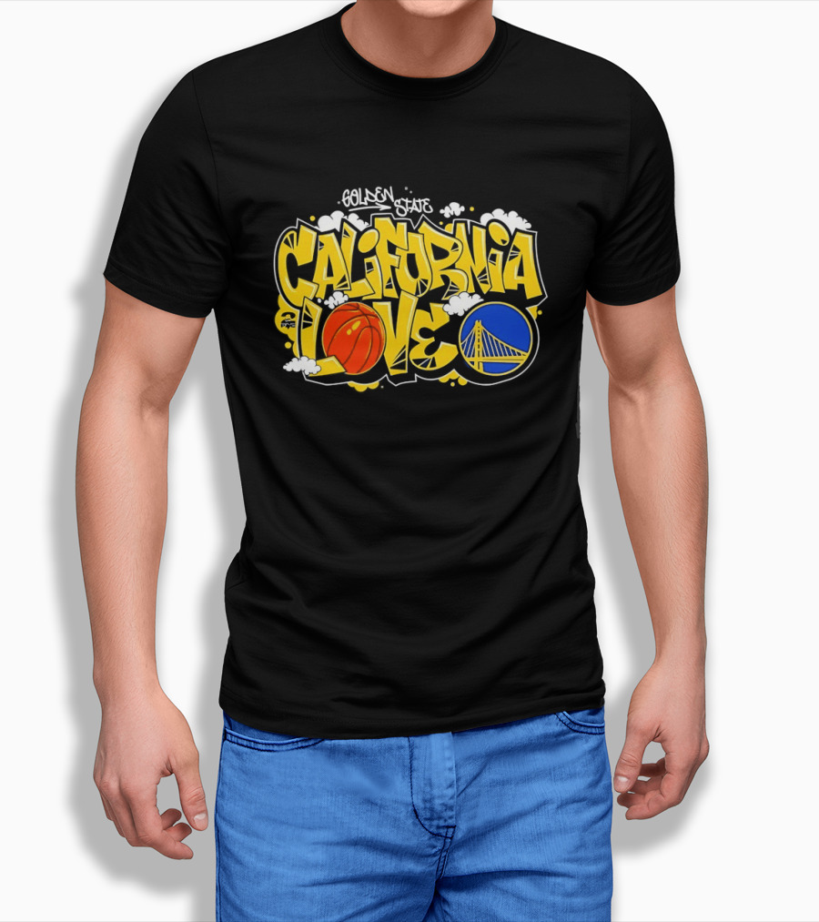Golden State California Love Warriors Basketball T-Shirt