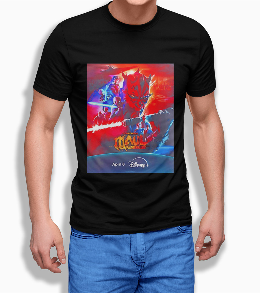 Star Wars Maul Shadow Lord Disney Plus April 6 2026 T-Shirt