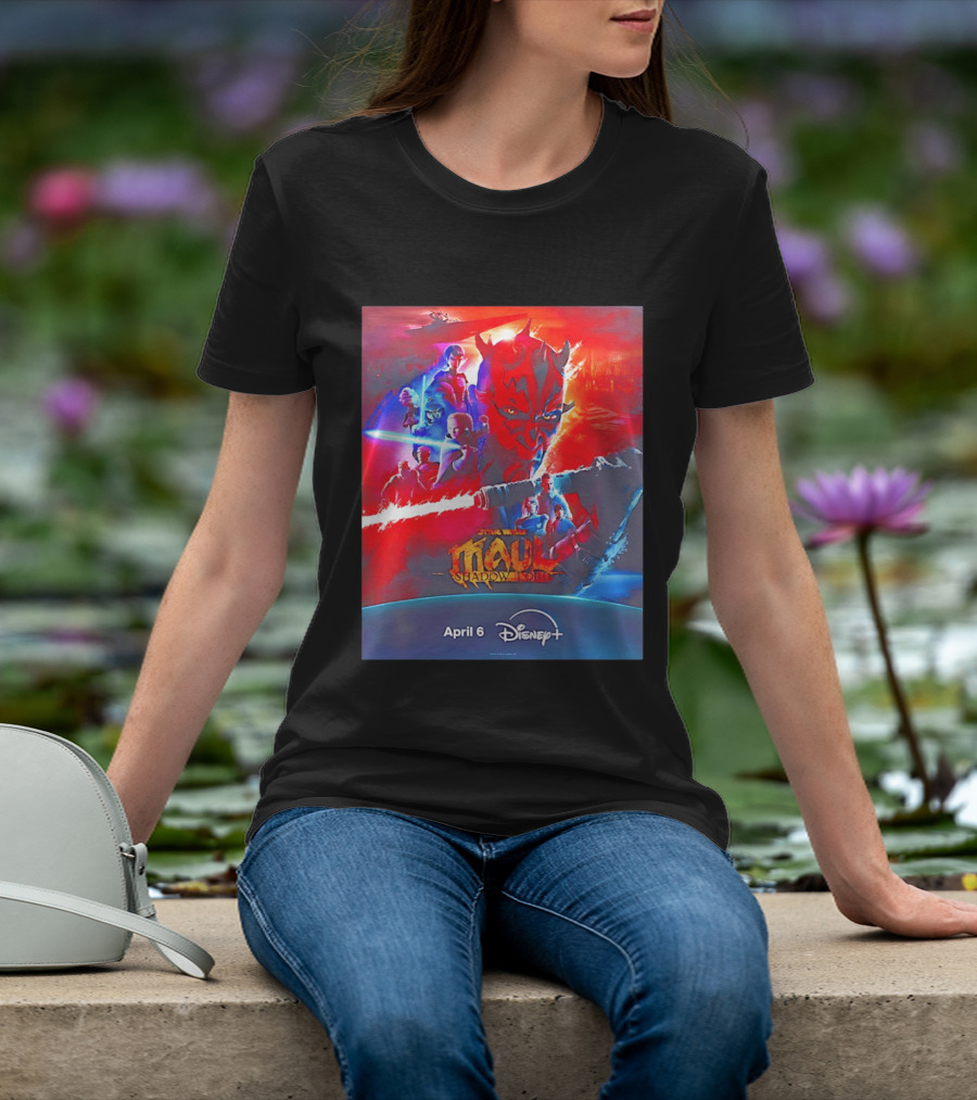 Star Wars Maul Shadow Lord Disney Plus April 6 2026 T-Shirt