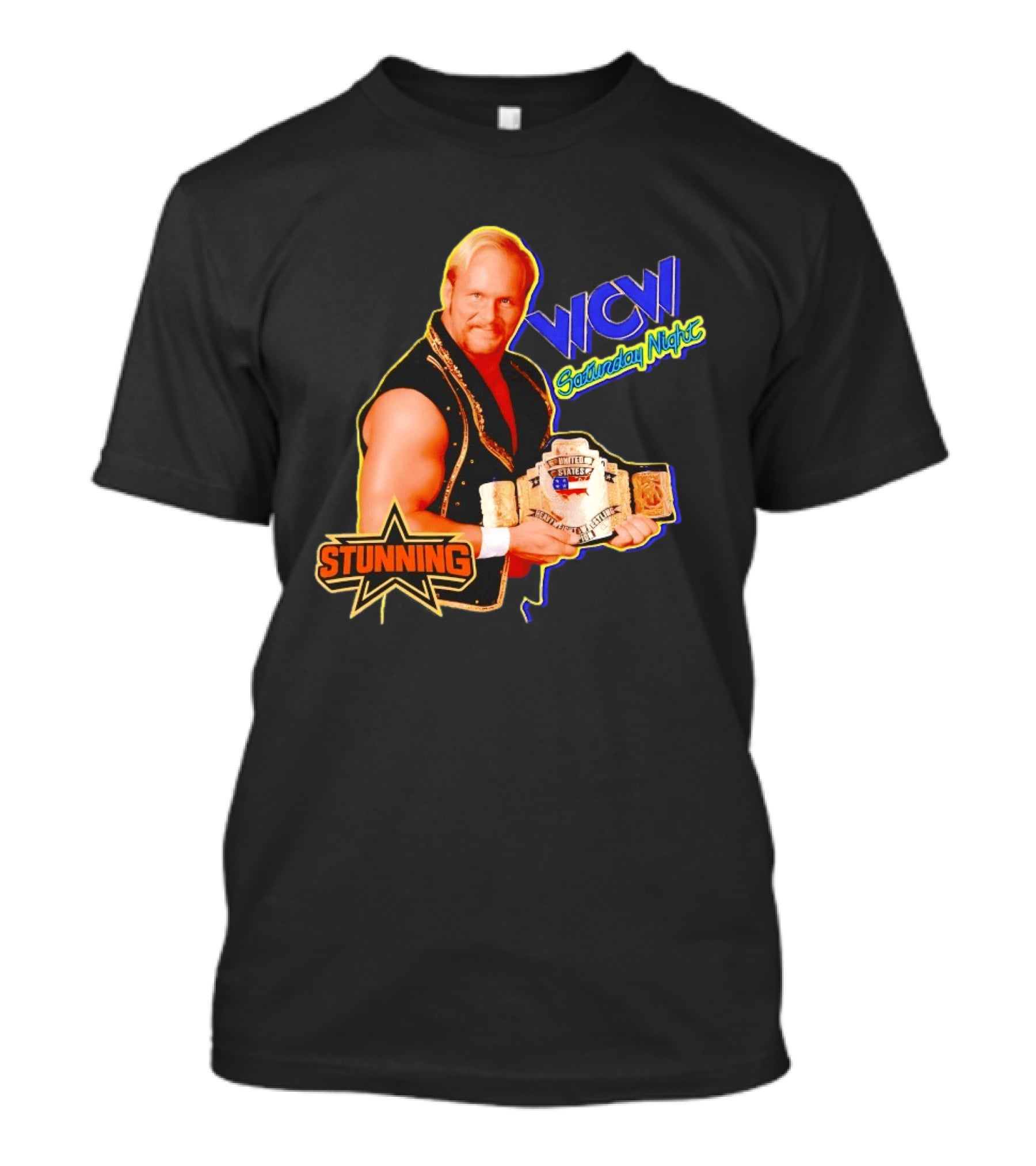 Stunning Steve Austin WCW Saturday Night United States Champion T-Shirt