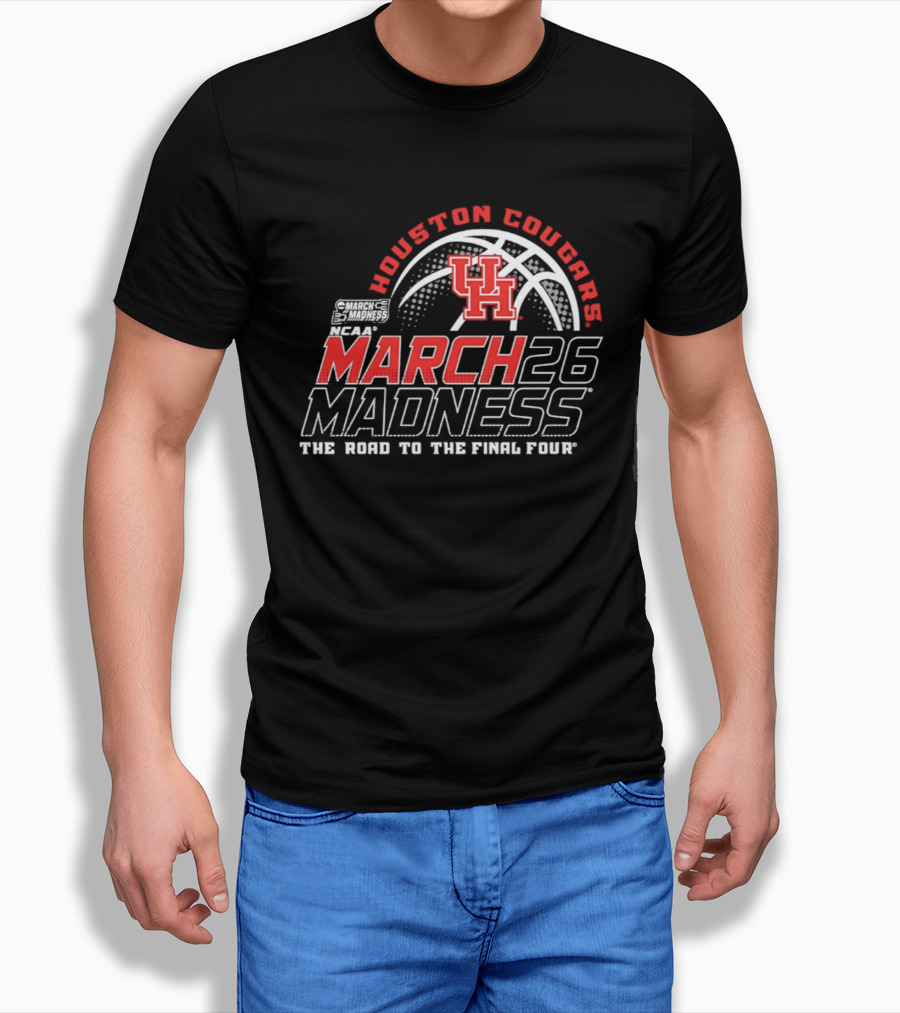 Houston Cougars NCAA March Madness 2026 The Road To The Final Four T-Shirt