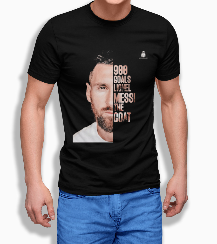 Lionel Messi The GOAT 900 Goals T-Shirt