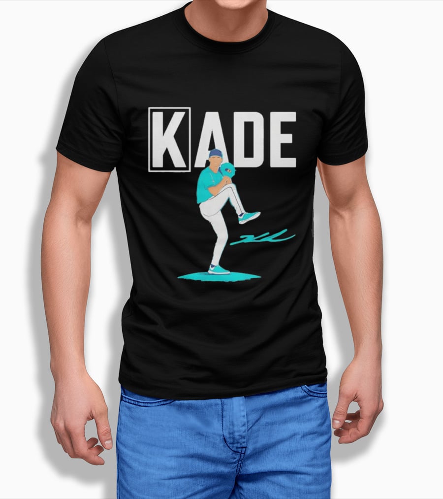 Kade Anderson Seattle Mariners MLB Pitcher K T-Shirt