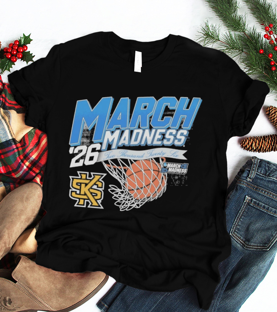 Kennesaw State Owls March Madness 2026 Two Thousand Twenty Six Basketball Net T-Shirt