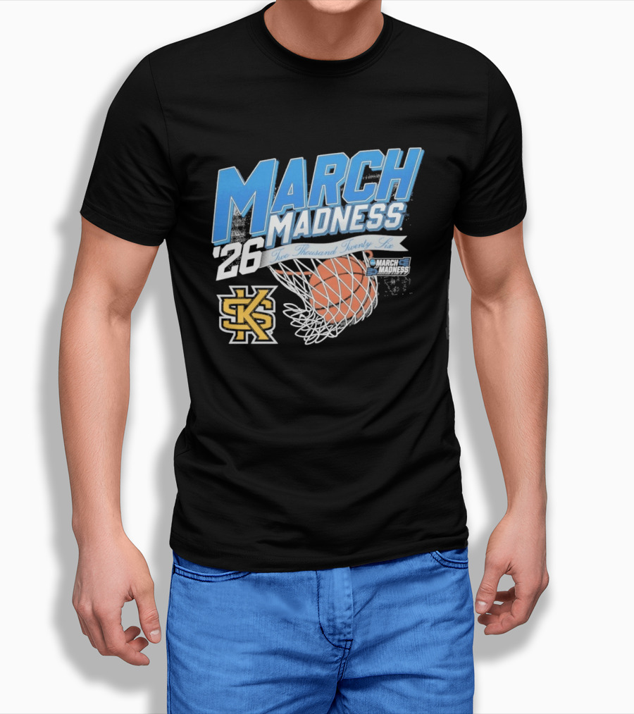 Kennesaw State Owls March Madness 2026 Two Thousand Twenty Six Basketball Net T-Shirt