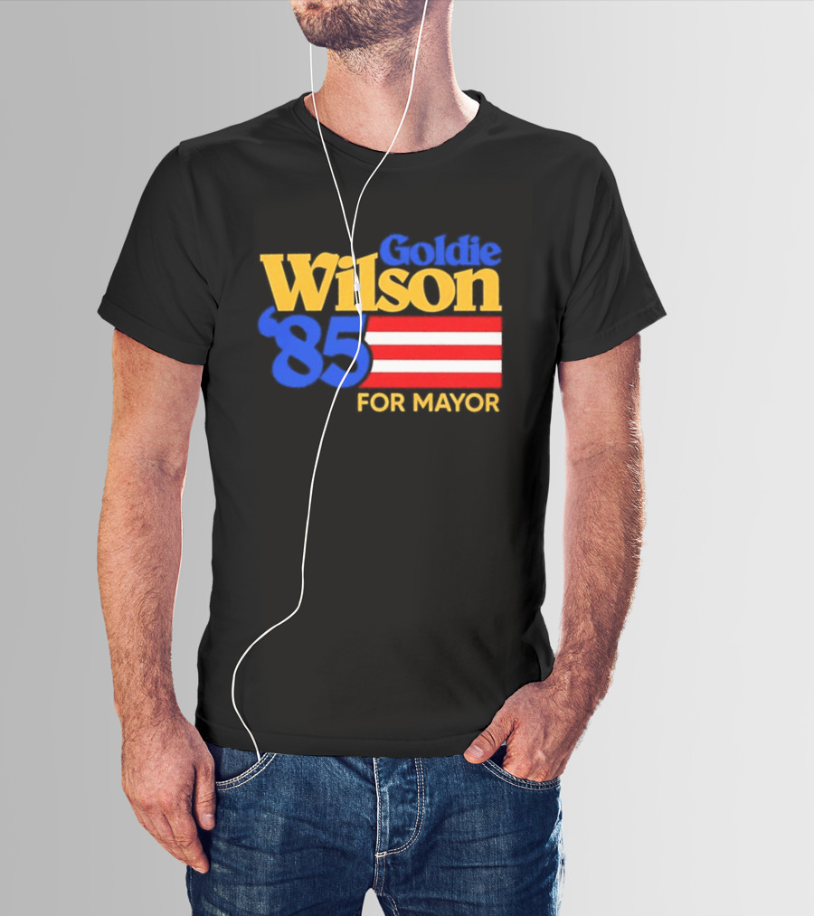 Goldie Wilson '85 For Mayor Back To The Future T-Shirt