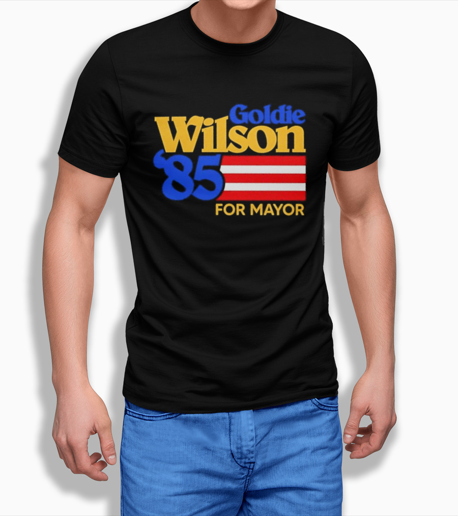 Goldie Wilson '85 For Mayor Back To The Future T-Shirt