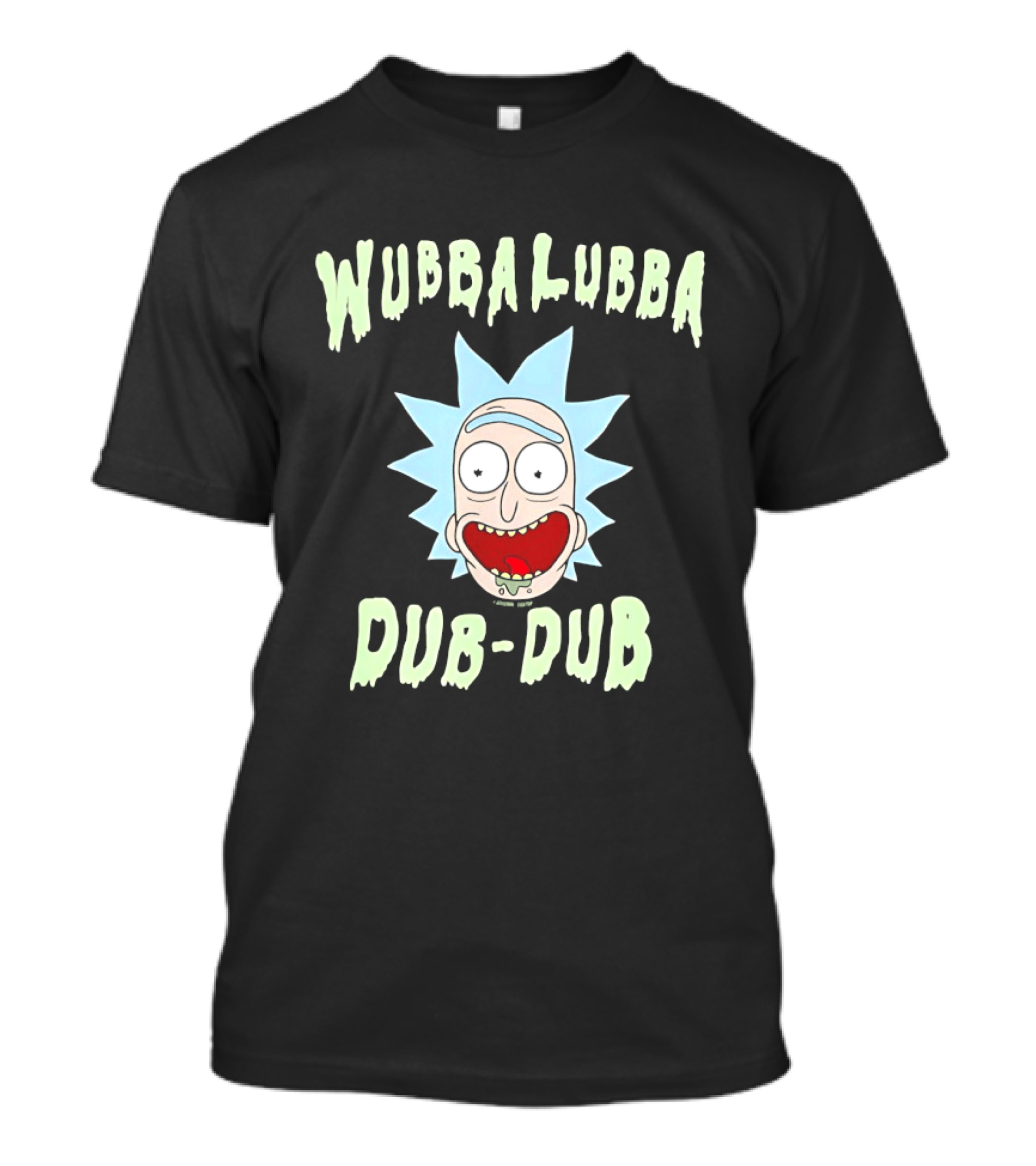 Wubbalubba Dub Dub Rick Sanchez Face T-Shirt